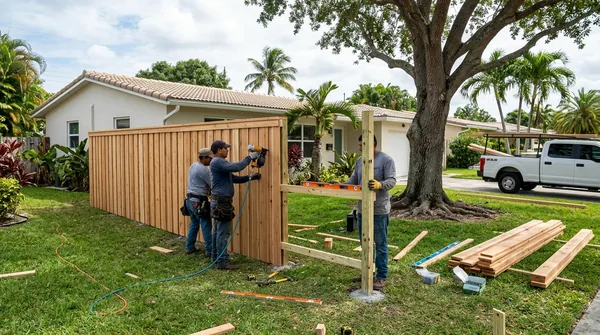 Team Miami Fence Installers in Miami