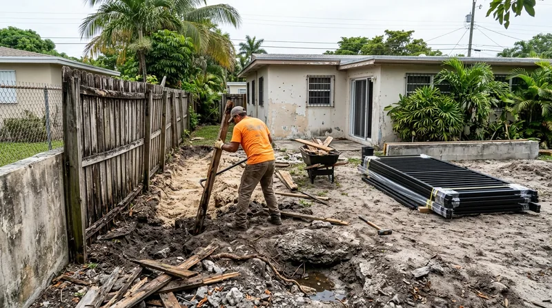 Fence Replacement & Removal Miami