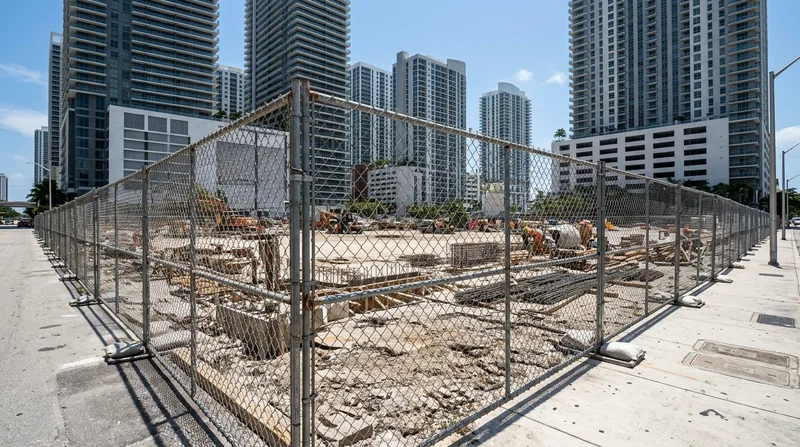 Commercial & Temporary Fencing Miami