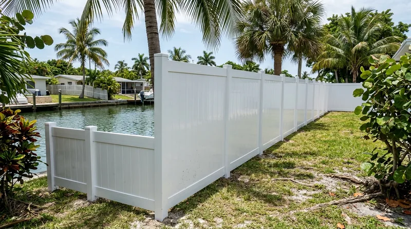 Vinyl & PVC Fence Installation Miami
