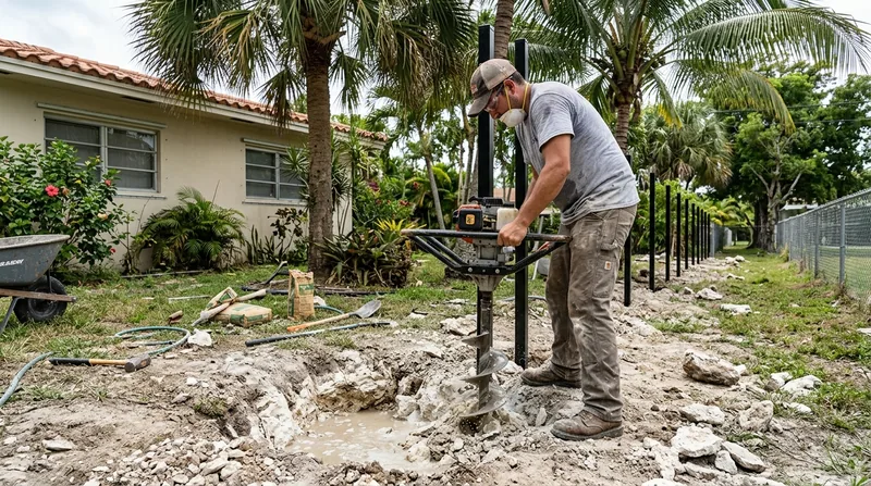 Fence Post Repair & Replacement Miami